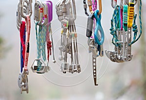 A Collection of Climbing Gear