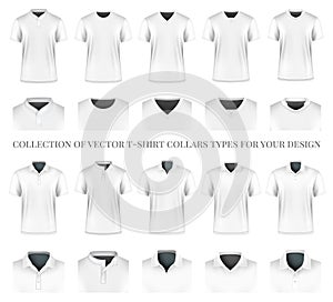 Collection of clothes collars