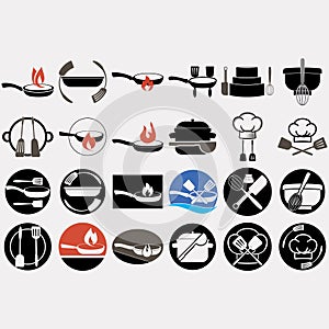 collection of coking logos