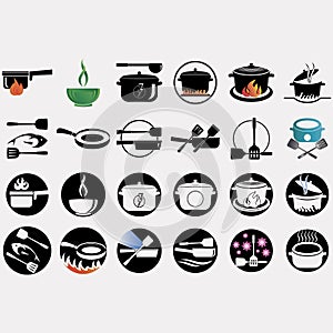 collection of coking logos