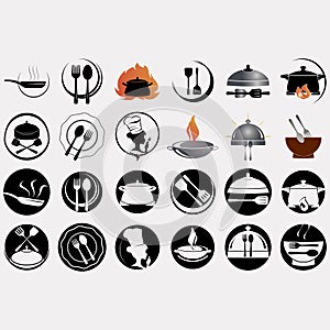 collection of coking logos