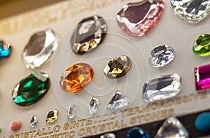 Collection of Colorful Bright Gemstones