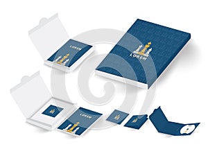 Collection of corporate branding and package