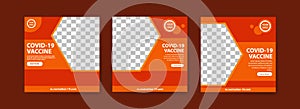 Collection of covid-19 vaccine social media posts. vaccine for covid-19. for the socialization of the covid-19 virus vaccination