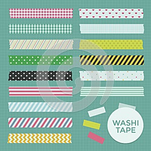 Collection of Cute Patterned Washi Tape
