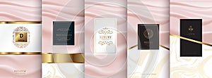 Collection of design elements,labels,icon,frames, for logo,packaging,design of luxury products.for perfume,soap,wine, lotion.