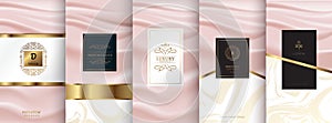 Collection of design elements,labels,icon,frames, for logo,packaging,design of luxury products.for perfume,soap,wine, lotion. photo