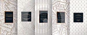 Collection of design elements,labels,icon,frames, for packaging,design of luxury products.for perfume,soap,wine, lotion.Made with photo
