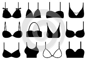 Collection of different bras