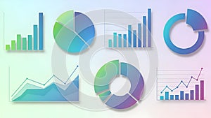 Business Charts and Graphs Data Visualization, Analytics, Report