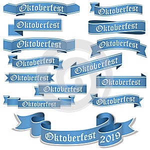 collection of different Oktoberfest 2019 banners photo