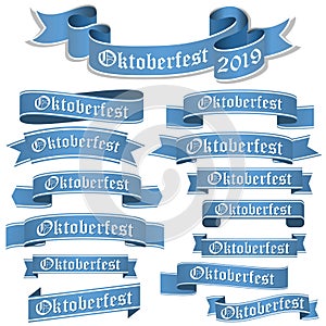 collection of different Oktoberfest 2019 banners photo