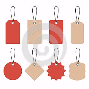 Collection of Eight Assorted Blank Tags