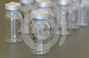 Collection flask in Labolatory