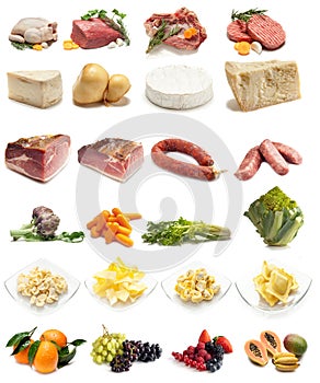 Collection of food variety photo