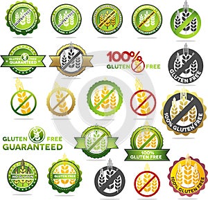 Collection of gluten free seals