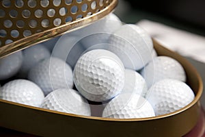 Collection of golf balls