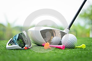 Collection of golf equipment