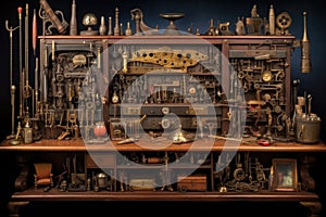 collection of gunsmithing tools and equipment