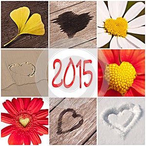 2015, collection of hearts