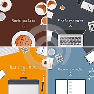 Collection of hero images