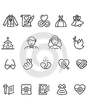Collection of Highlights story icons for social media. Round vector composition with flowers and alchemy, boho