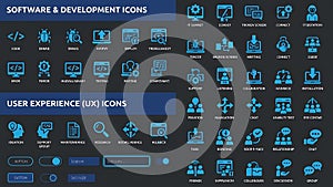 Software Development and User Experience Icons