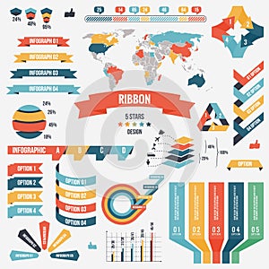 Collection of infograph people elements for business. Vector illustration. Infographic pictograms. Infographs elements