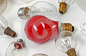 Collection light bulbs