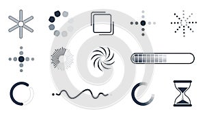 Collection of Loading and Progress Indicators