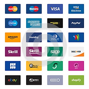 Payment method logos