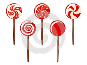 Collection of lollipops