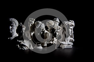 collection of marble statues classical art history