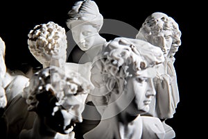 collection of marble statues classical art history