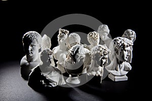 collection of marble statues classical art history