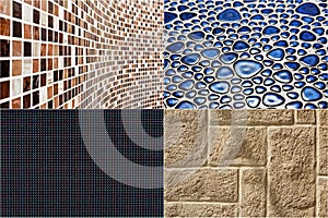 Collection of materials textures