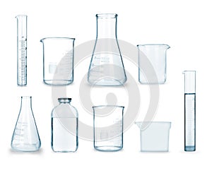 Collection of medical glass