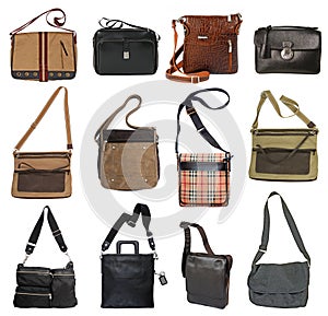 Collection of men's bags