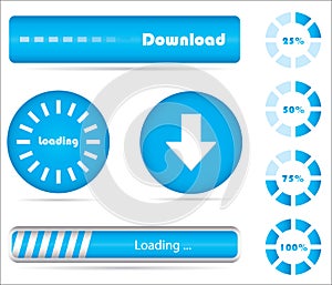 Collection of modern preloaders