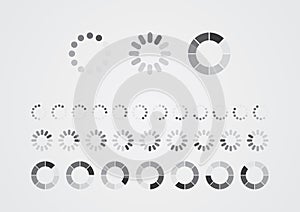 Collection of modern preloaders