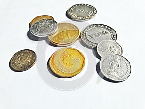 collection of money that has been circulating in several countries