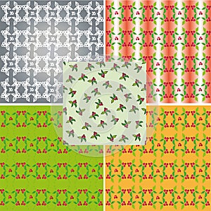 Collection of natural ornaments