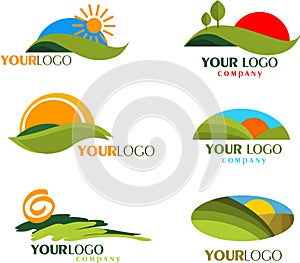 De naturaleza logotipos a iconos 