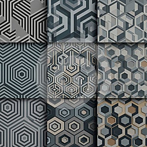 Er-generated graphics, emphasizing contrast and complexity in the