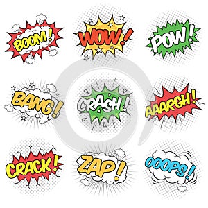 Collection of Nine Wording Sound Effects