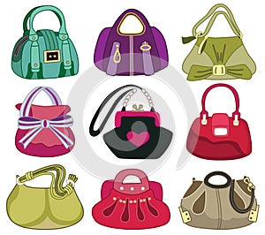 collection og fashion handbag