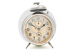 Collection of old alarm clocks