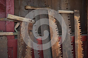 Collection of old saws