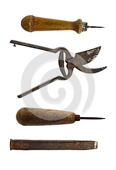 Collection of old tools