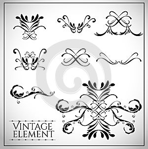 Collection of page dividers and ornate headpieces